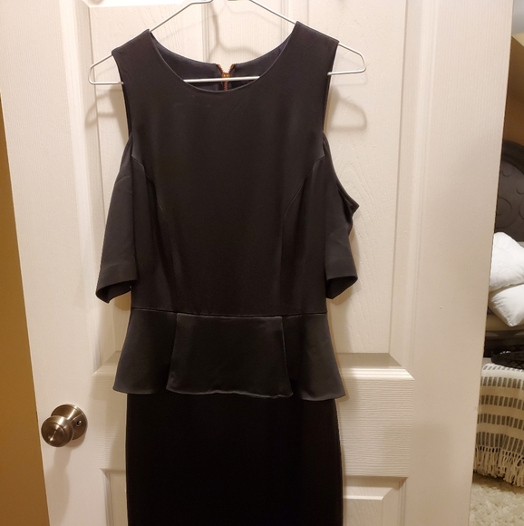 Ted Baker black cutout, ruffle dress - Picture 2 of 4